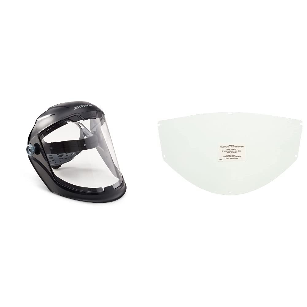 JACKSON SAFETYMAXVIEW Premium Face Shield with Replacement Window
