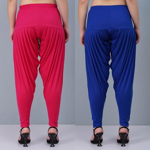 Image of Buy That Trendz Patiala Salwar for Women Relaxed Fit Viscose Patiyala Salwar Harem Bottom Pants