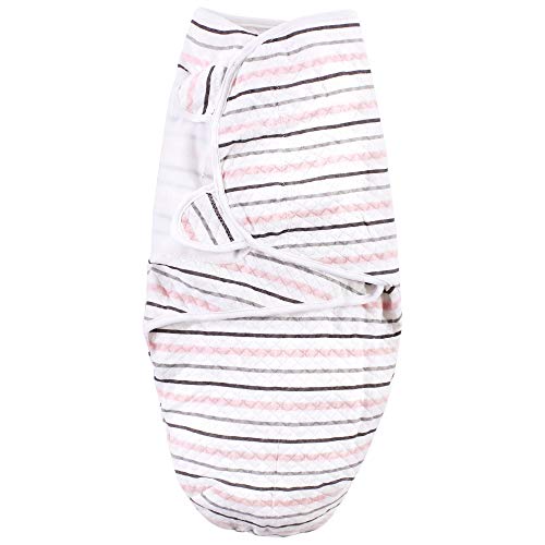 Image of Hudson Baby Unisex Baby Quilted Cotton Swaddle Wrap 3pk, Pink Safari, 0-3 Months
