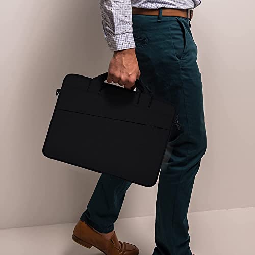 Image of Dynotrek Eiser Laptop Sleeve Messenger Hand Bag with Detachual Shoulder Strap Side Sling Handle Carrying Case Hand Bag | Detachual Shoulder Strap