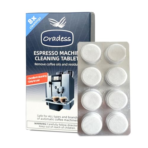 Okaywork pastillas limpiadoras descalcificador cafetera para cafeteras automáticas y cafeteras Pastillas aptas para todas las marcas electrodomésticos pastillas descalcificadoras (Estilo 2)