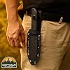 Off-Grid Gear DeepWoods Fixed Blade Knife - Sandvik 12C27 Steel, G10 Handle, Full Tang Bushcraft Survival Knife for Camping, Hunting, and Outdoor Use (Nightfall) #4