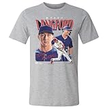 500 LEVEL Wyatt Langford Shirt - Wyatt Langford Texas Vintage WHT (Heather Gray, XX-Large)