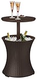 Keter Partytisch Pacific Cool Bar, braun