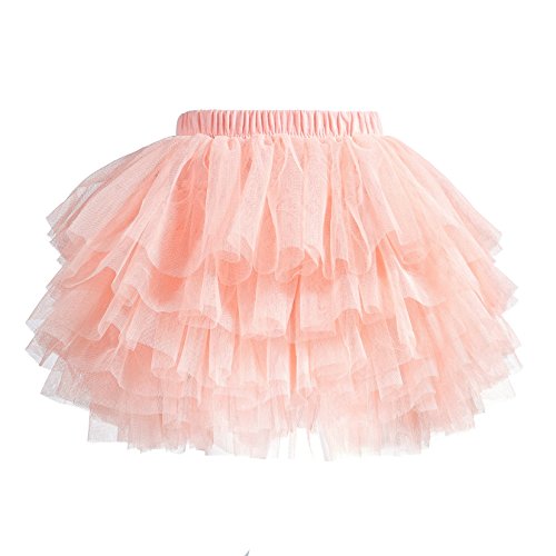 Image of Tutu Skirt for Baby Girl Toddler 6 Layered Tulle Skirts 1-8T