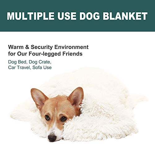 Hachikitty Faux Fur Dog Blanket Large, Soft Dog Blanket Large Dogs, Soft Dog Blanket Multiple Use #TOP2