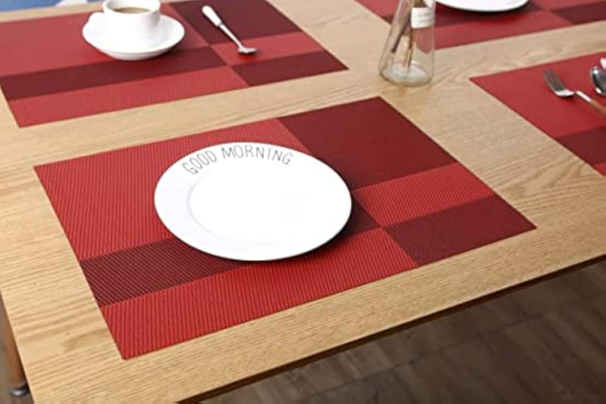 PVC Washable Placemat for Dining Table, 1 Piece