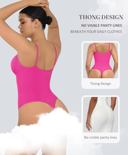 Image of FeelinGirl Shapewear Bodysuit Tummy Control for Women Seamless Body Shaper