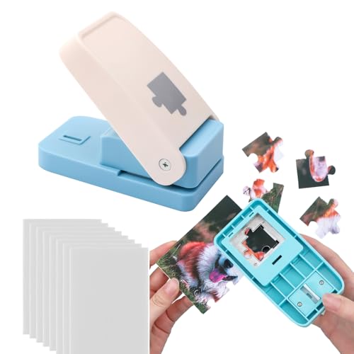 BAOFALI 11Pcs/Set Puzzle Maker Machine Cutter,Blue Jigsaw Puzzle...