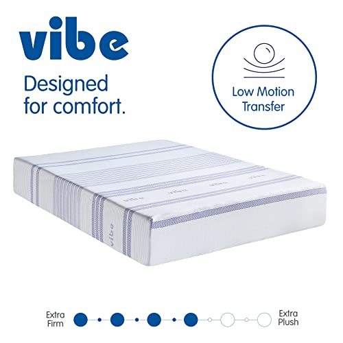 Vibe Gel Memory Foam Mattress, 12-Inch Certipur-Us Certified Bed-In-A-Box, Full, White #TOP4