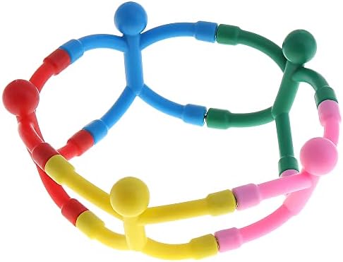 OriGlam 5PCS Novelty Mini Q-Man Magnet, Cute Rubber Magnet Men Refrigerator Magnets Magnetic Toy For Kids And Adults Office Magnets