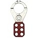 Lockout Hasp, 6 Lock, Red