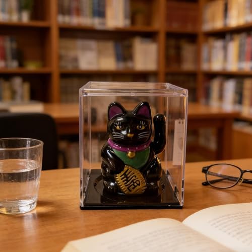 Statue de chat sain solaire pour tableau de bord et maison - 4