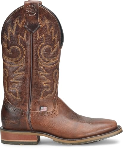 DOUBLE-H Men's Brantley 12” Narrow Square Toe Roper Boots2
