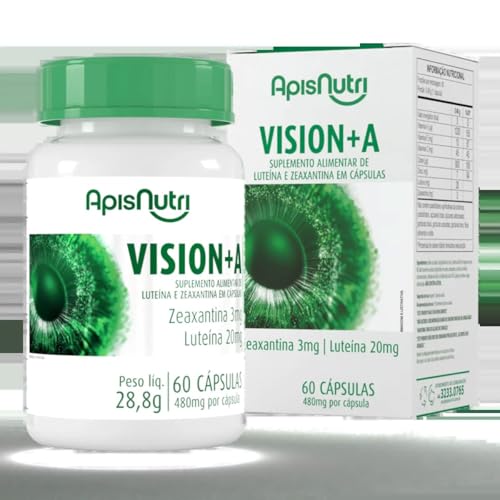 Vision Apis Nutri + A 60 480mg 60 Cáps Zeaxantina + Luteína