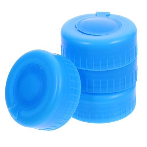 SHINEOFI 4 Piezas Tapones Reutilizables para Jarra de Agua de Tapas de para Garrafas y Dispensadores Tapón de Repuesto Resistente de Fácil de Ajustar y Agua Limpia