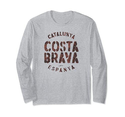 JCombs: Costa Brava, Catalonia, Spain Long Sleeve T-Shirt, Grey
