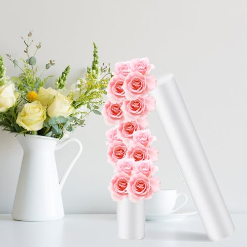 4PCS 15.7 Inch Foam Cylinders for Crafts Foam Tube White Floral Foam Round for Flower Arrangements Polystyrene Foam Flowers Tubing Foam Rods for Modeling DIY Home Craft Arts Supplies by HingoFuni - Image 6