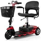 Vive 3 Wheel Mobility Scooter - Electric Powered Mobile Wheelchair Device for Adults...