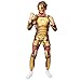 LINLIN Bambini Iron Man Muscle Costume Costume Carnival Dress Tuta Cosplay e Maschera Collant Birthday Regalo Ventilatori di Natale Onesies,Gold- Kid L 130~140cm