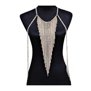 Hsyhkdsy Elegante V-Form Körperkette Gold