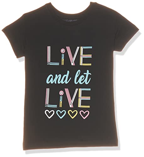 Image of Amazon Brand - Jam & Honey Regular Fit Girls 100% Cotton Printed Half Sleeves T-Shirt | Age 2-12 Years (Pack of 2)