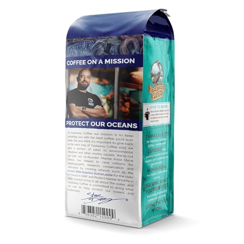 Castaway Coffee Dark Roast 12 oz Whole Bean miniatura 2