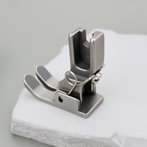 2 piezas pie prensatelas rodillo para máquina de coser industrial miniatura 7