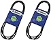 2 Pack Stens 265-904 OEM Replacement Belt Fits John Deere M84136