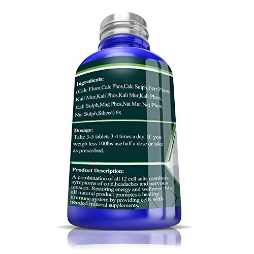 Total Tissue Cell Salt Mineral Combination Bio28, 300 pellets, Helps Your Body Absorb and Use Nutrients, Increases Energy Levels, Improves Sleep Patterns, Restores Overall Health and Vitality - Thumbnail 7