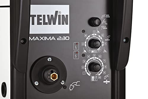 Telwin 816088 Maxima 230 Synergic - Saldatrice A Filo Con Tecnologia Inverter 230 V, 50-60 Hz, 1 Ph - 7