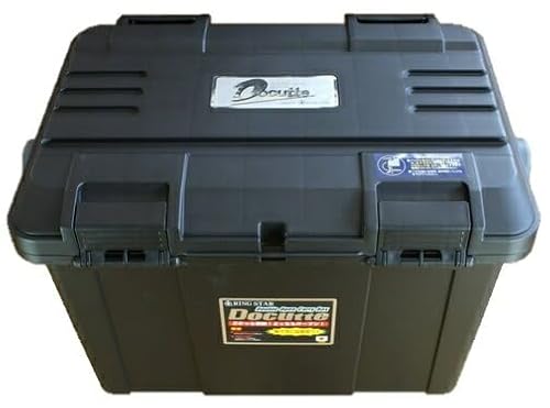 NEW(リングスター) 大型工具箱 ドカット D-5000 オリジナルカラー 本体マットブラック/蓋ブラック/ブラックバックル カナジンオリジナル 1枚目