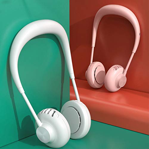 Ventilateur de cou sans pales rechargeable USB à 3 vitesses réglables - 8