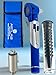 Compact Pocket Size Mini Otoscope with 2 Specula Tip Tubes, Extra Bulb, & Storage Pouch - Artlab (Blue)