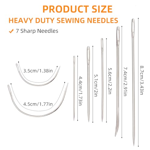 Hilos para coser cuero multicolor con kit de reparación miniatura 4