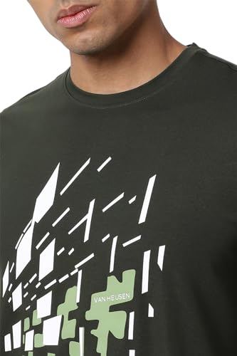 Image of Van Heusen Men's Cotton Slim Fit T-Shirt