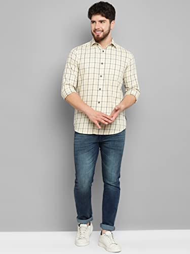 Image of Allen Cooper Checks Shirts for Men - 100% Cotton Comfort Fit Casual and Formal Shirt - Breathable, Soft, Classic Style (Multiple Colors)