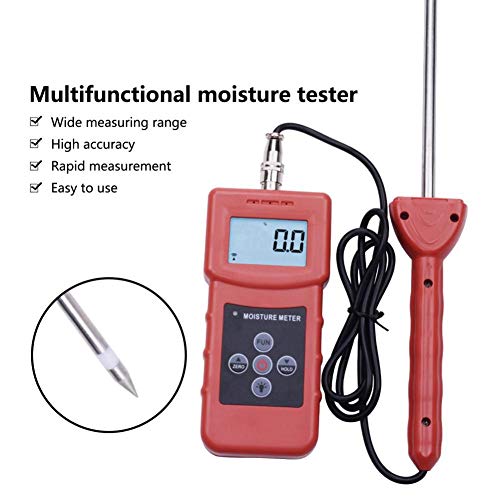 AGFXN - Bar Stools Handheld Digital Moisture Meter, for Soil, Silver Sand, Chemical