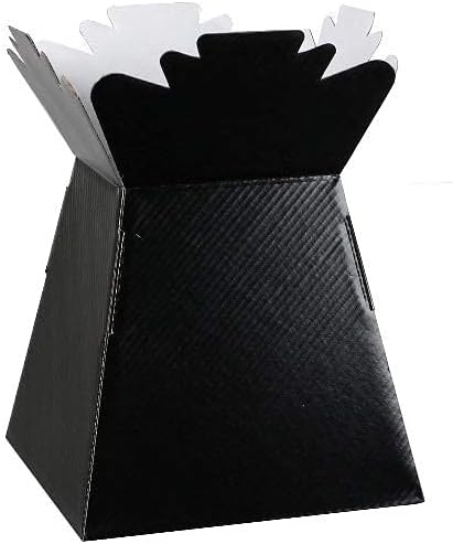 Flower Bouquet Boxes Florist Packaging Gift Craft Box Vase, Holder for Flowers Bouquets, Plants, Sweets - Image 3