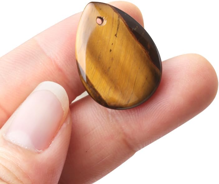 Miniatura 6 de 7 colgantes de piedra natural, gotas de agua, exquisitos dijes de piedra de cristal de ágata mixta específica para hacer joyas y collares, Piedra,