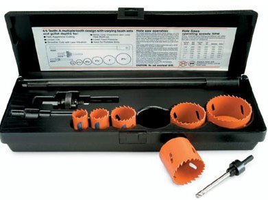 Bahco 862209 Plumbers 9 Piece Hole Saw Set