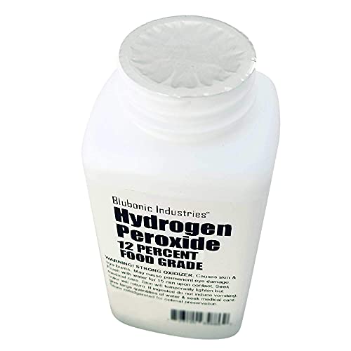 Blubonic H2o2 Food Grade Hydrogen Peroxide 12%, Stabilizer-Free, Pure Oxygen and Water H202 (8 fl oz) - Thumbnail 2