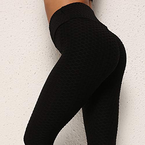 MTOP Yoga Pants for Women Workout Leggings for Women Butt Lifting Leggings for Women Butt Lift Leggings for Women Sport Gym Booty Lifting Leggings for Women (Large, 01, Black)