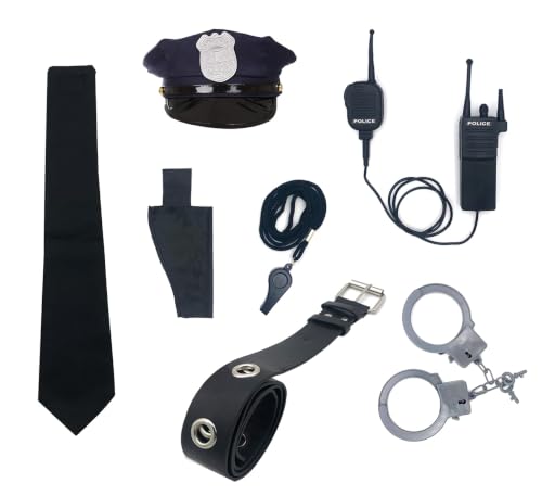 Disfraz Infantil de Policía Deluxe para Halloween miniatura 3