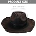 Fashion Fedoras Hat for Male Women Party Wool with Belt Roleplay Costume Cowboy HippiesHat Stage Outdoor Activit Black
