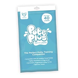 New 40 Pack Potty Liners, Suitable for Pote Plus and Leading Travel Potties
