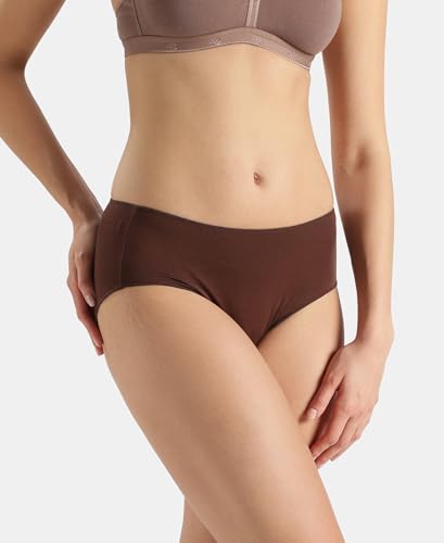 Image of Jockey 1802 Women High Coverage Micro Modal Elastane Stretch Hipster