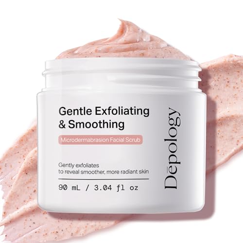 depology-Microdermabrasion-Facial-Scrub--Exfoliator-Face-Polish-with-Walnut-Shell-Jojoba-Botanical-Oils-for-Radiant-Smooth-Skin--Face-Exfoliator-Gentle-Pore-Refining-for-Dull-or-Uneven-Texture depology Microdermabrasion Facial Scrub – Exfoliator Face Polish with Walnut Shell, Jojoba & Botanical Oils for Radiant, Smooth Skin – Face Exfoliator Gentle Pore Refining for Dull or Uneven Texture - Image 1