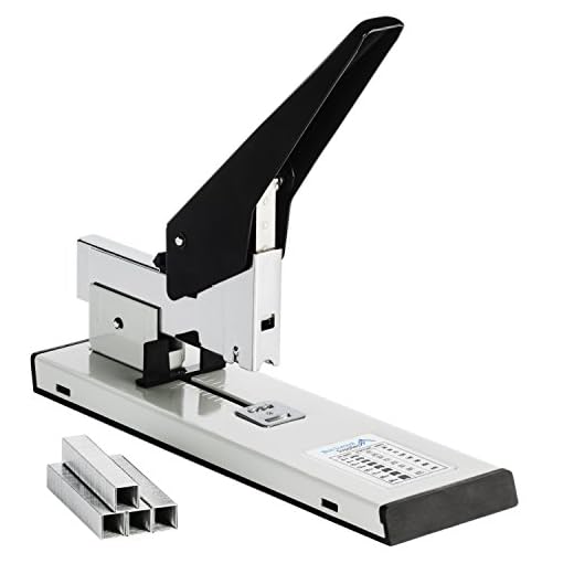 Heavy Duty Stapler, 240 Sheet Capacity, 2000 Staples Included, Tan