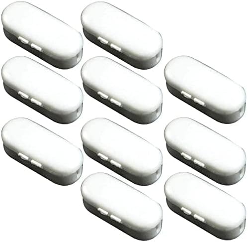 LNYMZD Pack of 10 Plastic Roller Blind Chain Connectors, White, Solid, 1cm x 1cm, Indoor, Window, Door, Skylight, Top Control - Image 4